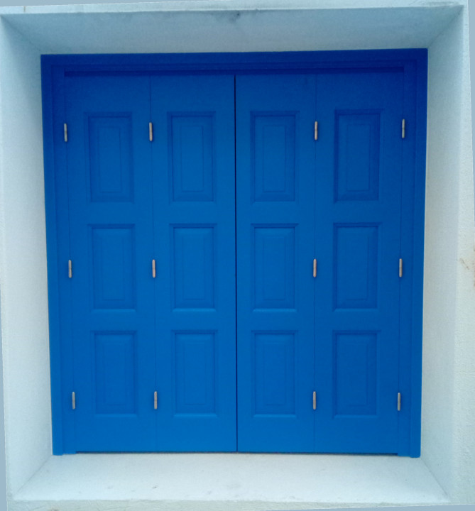 Παράθυρο τετράφυλλο ταμπλαδωτό 